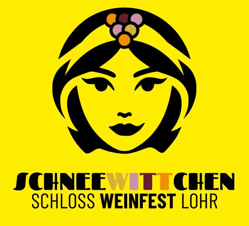 Das Logo des Schneewittchen-Schloss-Weinfests
