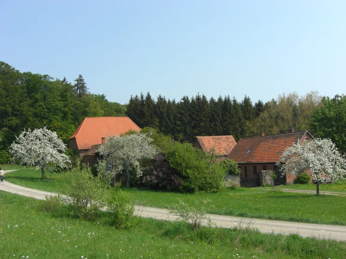 Blick auf den Margarethenhof
