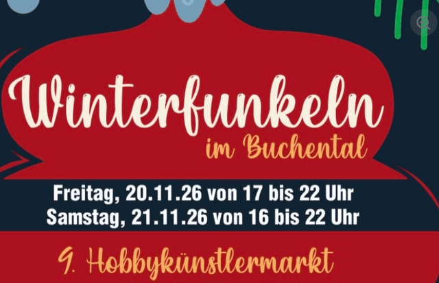 Plakat von Veranstaltung mit Datum und Uhrzeit