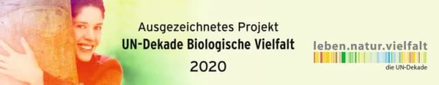 Auszeichnung UN-Dekade Biologische Vielfalt 2020 für ein ausgezeichnetes Projekt