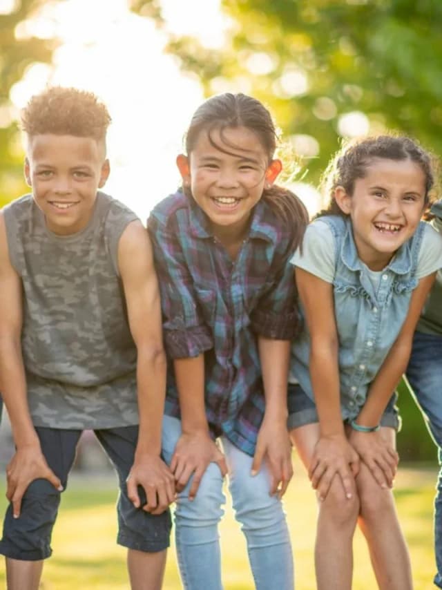 Kindergruppe bei einer Stadtführung in Lohr