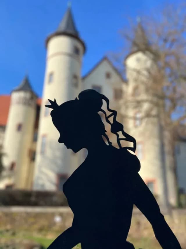 Schneewittchenfigur in Lohr a.Main