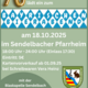Bayrischer Bierabend zum 70. Jubiläum der Blaskapelle Sendelbach